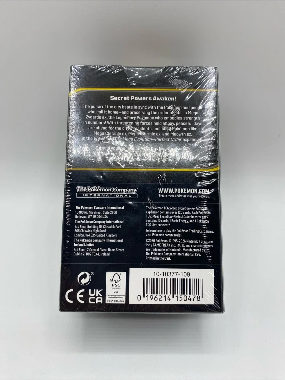 Pokémon TCG: Mega Evolution-Perfect Order Booster Bundle (6 Packs) New Sealed